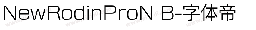 NewRodinProN B字体转换